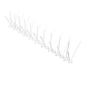 Saxon 500 x 100 x 110mm Stainless Steel Bird Spike - 10 Pack