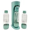 OmniFizz 1L Bundle - Drinkmate Sparkling Water & Soda Maker with 2 extra PET 1L Bottles (CO2 Cylinder not Included) Blue