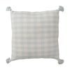 LVD Thyme Blue Checkered Decorative Home/Living Decor Cushion/Pillow 50x50cm