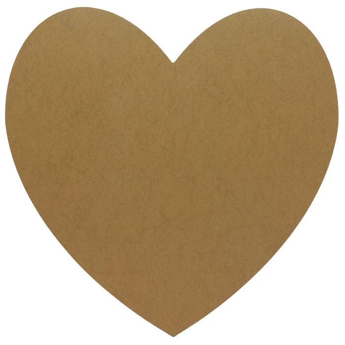 All Set Heart Wooden Placemat