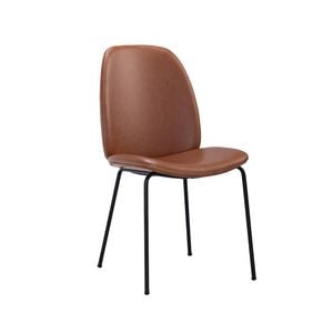 Modern Furniture ADELIA Dining Chair 87.5x48.5cm- Tan & Black