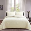Bloomington 100% Cotton Lightly Quilted Coverlet Set Unity Cream Queen