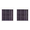 2PK Dexas Silicone 11cm Ice Cube Tray Freezer Mould - Purple