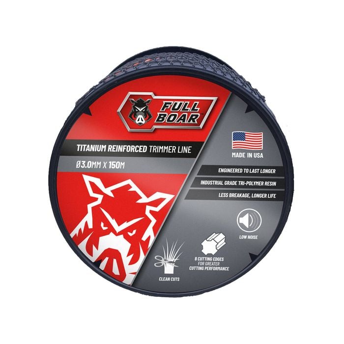 Full Boar 3.0mm x 150m Titanium Reinforced Trimmer Line