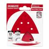 Diablo 93mm 120 Grit Abrasive All Surface Detail Sander Sheets - 10 Pack