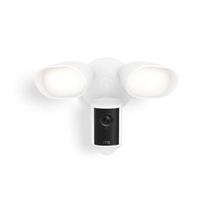 Ring Floodlight 1-Pack White Camera Pro (2nd Gen) Wired 