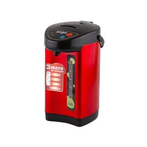 SOGA 3.8L Red Stainless Steel Electric Kettle Water Boiler with 3 Dispensing Modes