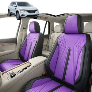 Australian Goose Front Seat Covers for Renault KOLEOS 2016 - Current (HC) - PU Leather, Purple (2pc)