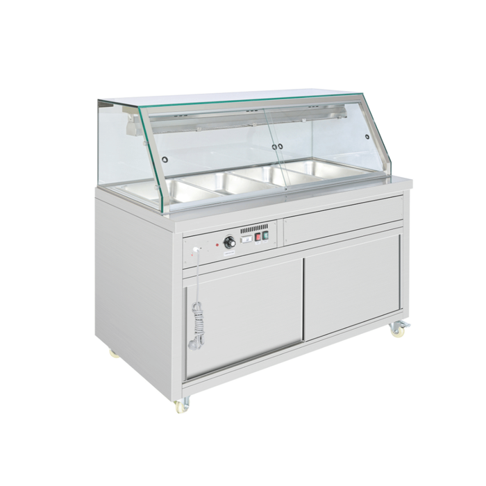 Thermaster Wet and Dry Bain Marie Display 4x1/1 GN Pans - PG150FE-XG