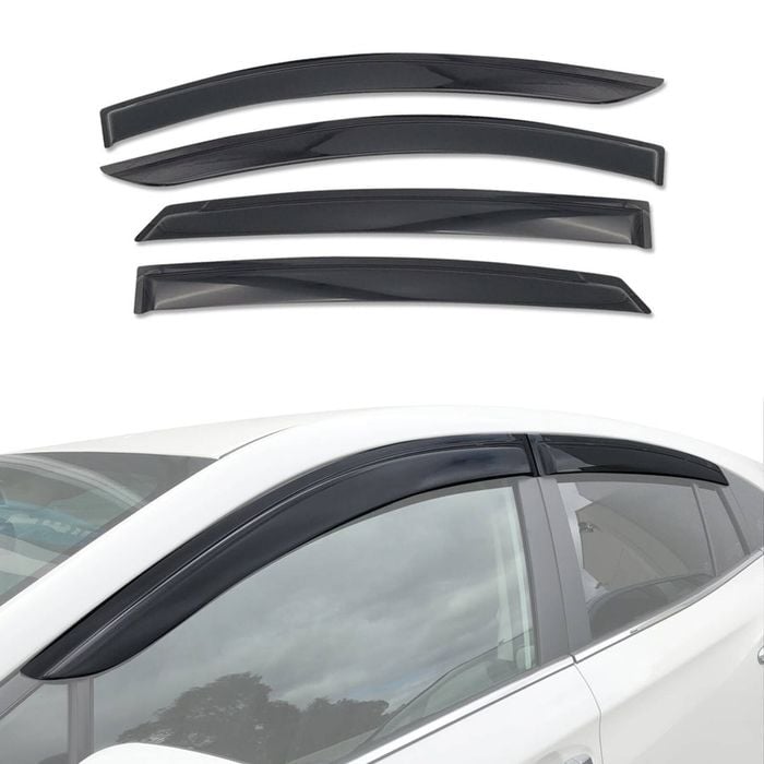 AUSGO Luxury Weather Shields for Subaru Impreza G5 Series Hatch 2016-2023 Weathershields Window Visors Wind Deflectors