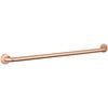 evekare 900mm Brushed Rose Gold Concealed Flange Grab Rail