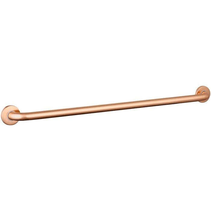 evekare 900mm Brushed Rose Gold Concealed Flange Grab Rail