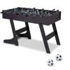 Costway Folding Foosball Table 121cm Game Play Table Soccer Balls Black