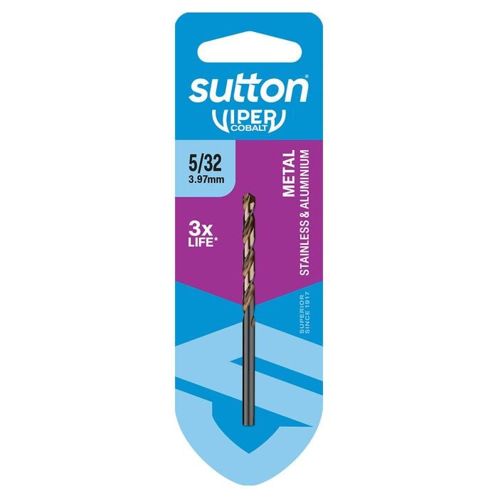 Sutton Tools 5/32" Viper Cobalt Jobber Drill Bit