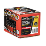 Bremick 12G x 65mm Black Stainless Steel 304 T25 Truss Decking Screws - 500 Pack