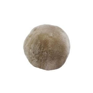 Huxford Grove The Kallista Sheepskin Ball Cushion 28cm - Nappa
