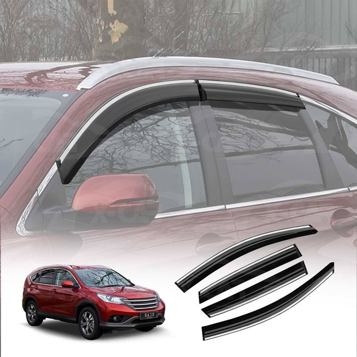 Weathershields For Honda Crv Cr-v Rm Suv 2012-2017 Car Weather Shields Wind Deflectors Window Sun Visor 4 Pcs