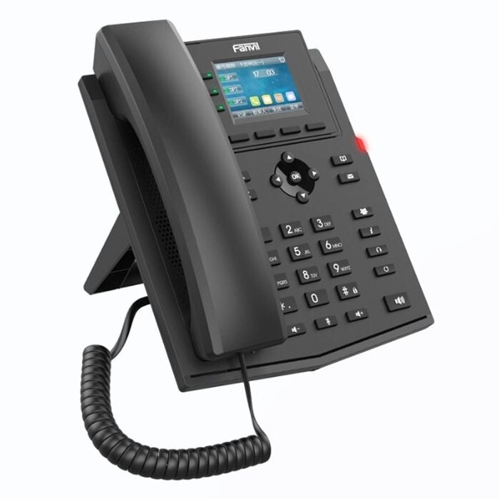 Fanvil X302-2 Wire Ip Phone, 2.4-inch Color, Rj11 Interface And Supports 2-wire Power, Hd Voice, 6-party Conferencing