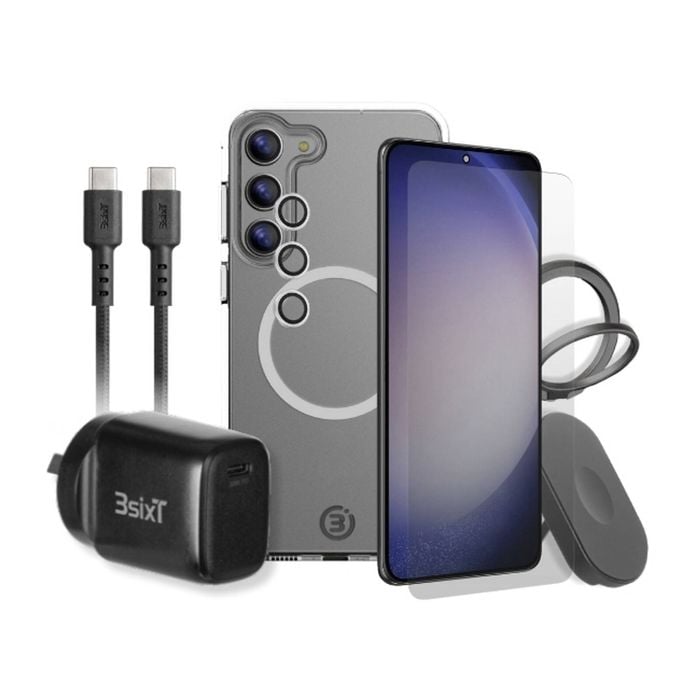 3sixT Protection & Charging Essential For Samsung GS24+ Bundle PureFlex+