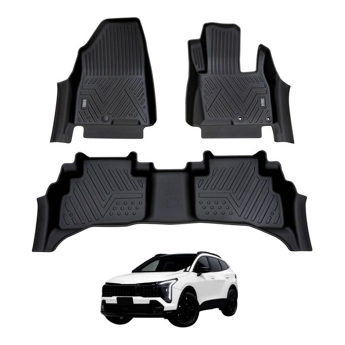 AUSGO Car Floor Mats for KIA Sportage Hybrid NQ5 PE 2025-Onwards All-Weather Floor Liners