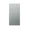 Walpix 1775 x 875 x 2.0mm Perforated Aluminium Decorative Screen Folded Profile Snowflakes - Woodland Grey