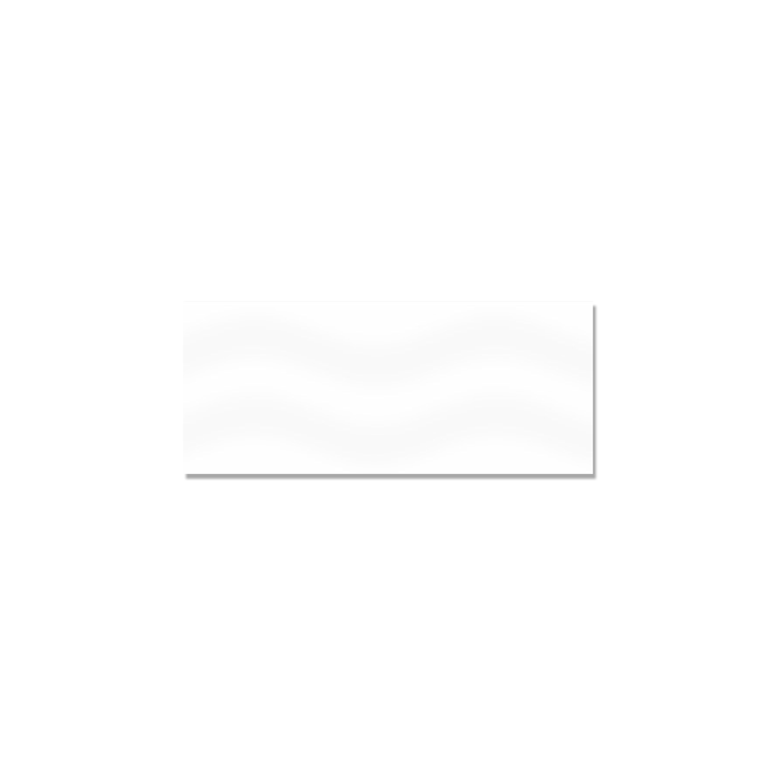 Johnson 400 x 200mm Flow White Gloss Wall Tile - 18 Pack