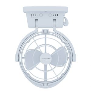 ENGLAON 12V / 24V DC Caravan Fan for Caravan, White