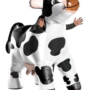 Inflatable Moo Moo Adults Novelty Cow Costume - Standard
