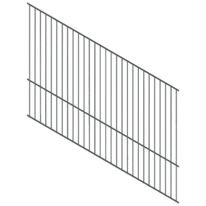 ProtectorAl 0350-1200W x 1200H Monument Flat Top Square Picket Pool Fence Panel Raked 16-30º