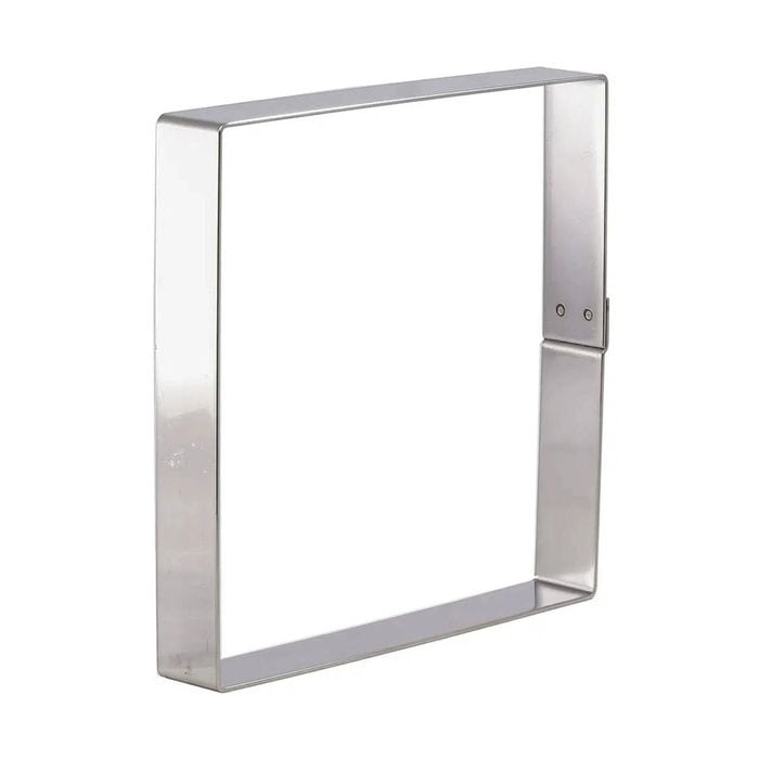 Matfer Bourgeat Square Stainless Steel Cake Frame - 225x225x35mm