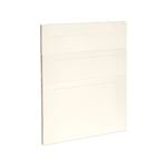 Kaboodle 600mm Antique White Alpine Drawer Panel - 3 Pack 