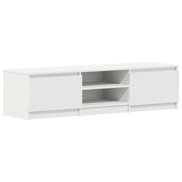 vidaXL TV Cabinet White Engineered Wood Entertainment Centre TV Stand Unit
