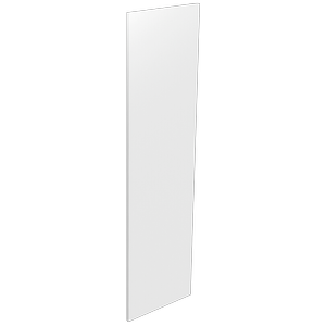 Lugna 1536 x 400 x 16mm White End Panel