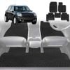 6D Diamond Car Floor Mats for MINI Countryman (R60)2010-2017-Full Set-Black-Outback GT