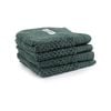 4pc Onkaparinga 30x30cm Avalon Face Washer 550GSM Fir Green