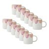 12PK Mikasa Stoneware Coffee Mug Drinkware 380ml - Scallop Print