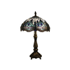 G&g Blue Dragonfly Leadlight Tiffany Table Lamp