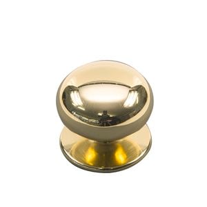 Sylvan Hatfield Cabinet Knob 30mm Polished Brass - Polished Brass