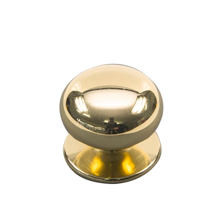 Sylvan Hatfield Cabinet Knob 30mm Polished Brass - Polished Brass