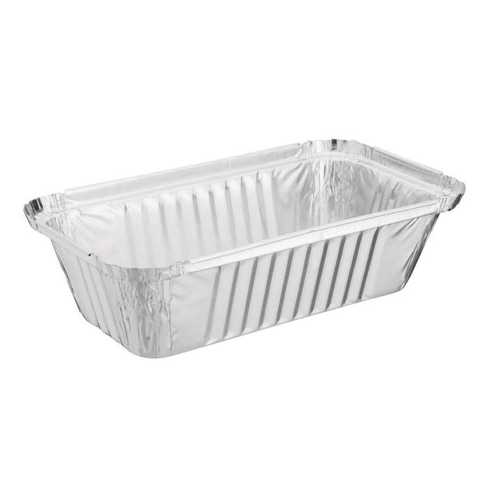 Nisbets Essentials Foil Containers And Lids 660ml 50 Pack Food Storage Catering
