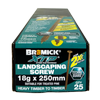 Bremick XTP 18g x 250 T40 Technoguard Landscape Screws - 25 Pack