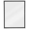 Polar     View 1200 x 1545mm Black Fixed Panel Window