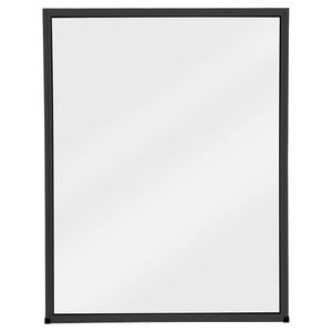 Polar     View 1200 x 1545mm Black Fixed Panel Window