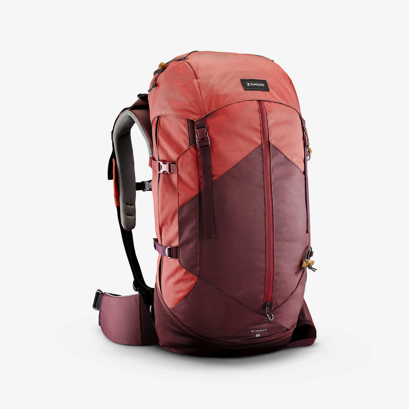 Easy Fit Rucksack 60 Liter Damen Decathlon Women's Trekking 50 L Backpack  Mt100 Easyfit One