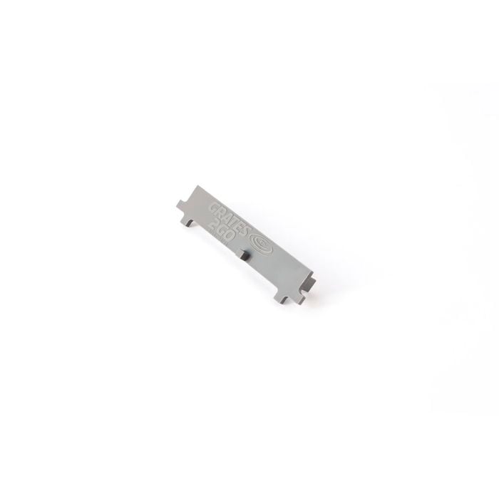 Grates 2 Go Grey Modular Tile Insert Tray End Caps