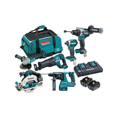 Makita Brushless 6 Piece Combo Kit DLX6109TX1 Bunnings Australia