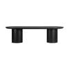 Vanessa Marty 280cm Oval Dining Table Black