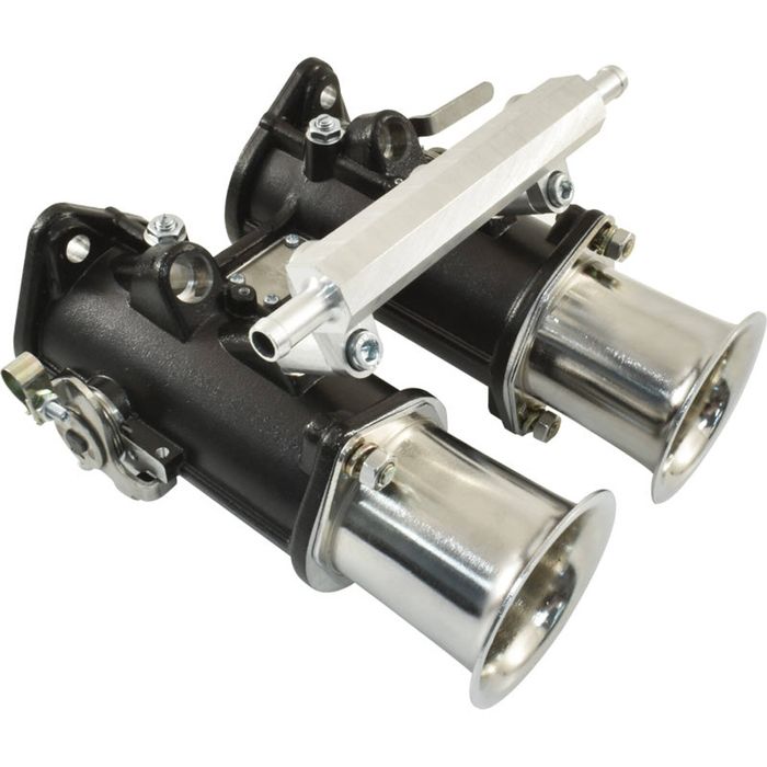 Calflow 45 DCOE Weber Style Sidedraft Throttle Body with Fuel Rail EFI