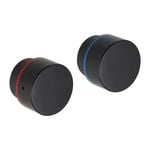 Shaw & Mason Black Round Jumper Valve Wall Top Assembly