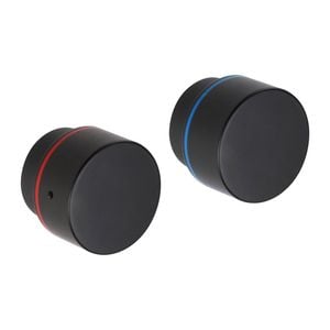 Shaw & Mason Black Round Jumper Valve Wall Top Assembly